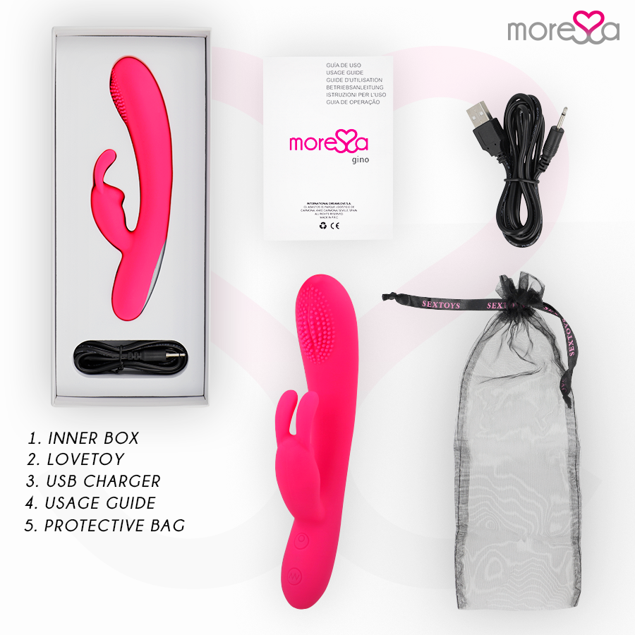 MORESSA - GINO PREMIUM SILICONE RICARICABILE - MORESSA | Lingerie Harness Boutique