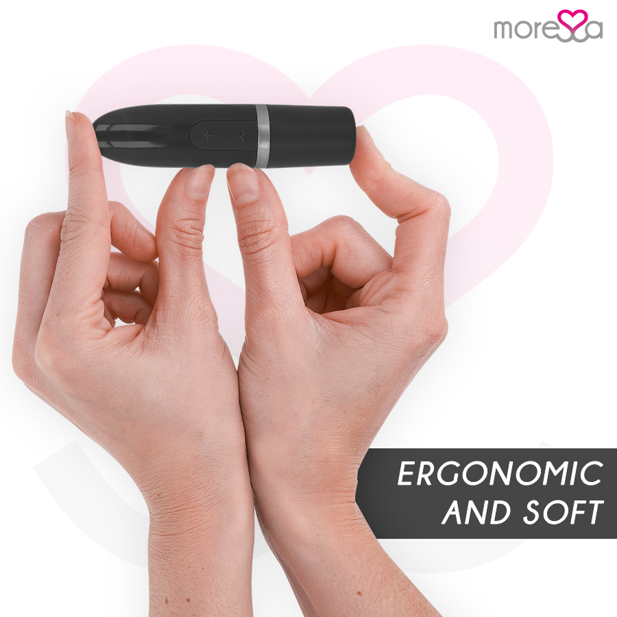MORESSA - IVY VIBRATORE STIMOLATORE DA VIAGGIO NERO - MORESSA | Lingerie Harness Boutique