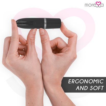 MORESSA - IVY VIBRATORE STIMOLATORE DA VIAGGIO NERO - MORESSA | Lingerie Harness Boutique