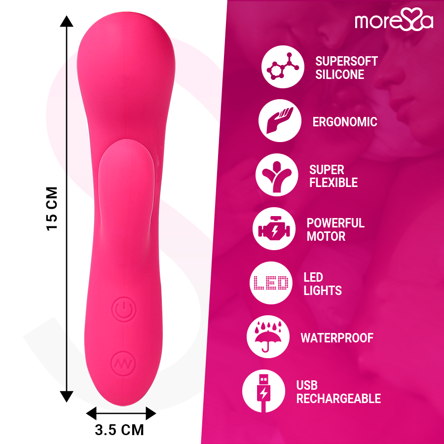 MORESSA - JERRY PREMIUM SILICONE RICARICABILE - MORESSA | Lingerie Harness Boutique