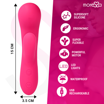 MORESSA - JERRY PREMIUM SILICONE RICARICABILE - MORESSA | Lingerie Harness Boutique
