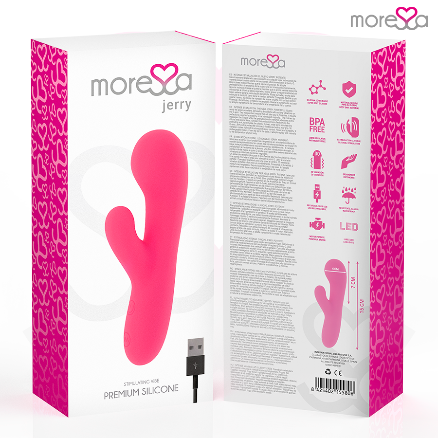 MORESSA - JERRY PREMIUM SILICONE RICARICABILE - MORESSA | Lingerie Harness Boutique