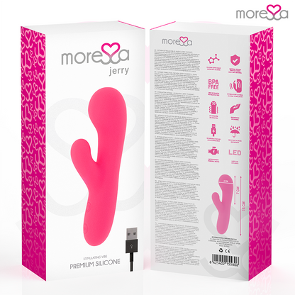MORESSA - JERRY PREMIUM SILICONE RICARICABILE - MORESSA | Lingerie Harness Boutique