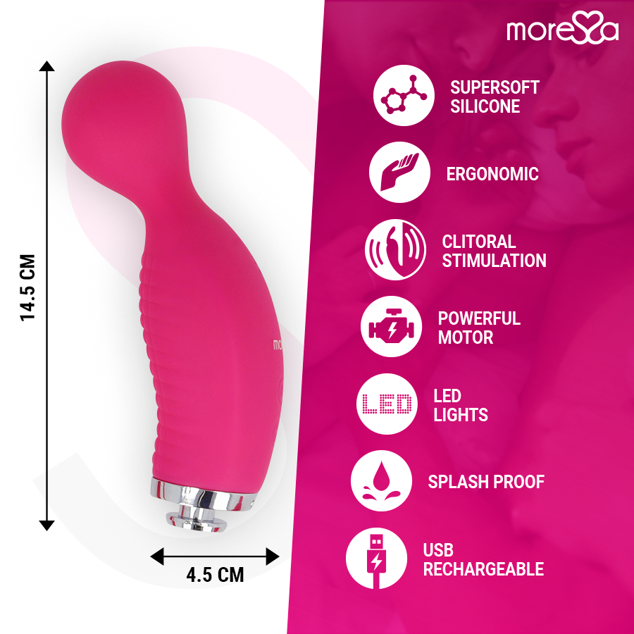 MORESSA - KIRK DUO ASPIRAZIONE + MASSAGGIATORE MULTI-PERFORMANCE IN SILICONE PREMIUM RICARICABILE - MORESSA | Lingerie Harness Boutique
