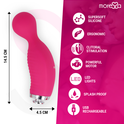 MORESSA - KIRK DUO ASPIRAZIONE + MASSAGGIATORE MULTI-PERFORMANCE IN SILICONE PREMIUM RICARICABILE - MORESSA | Lingerie Harness Boutique