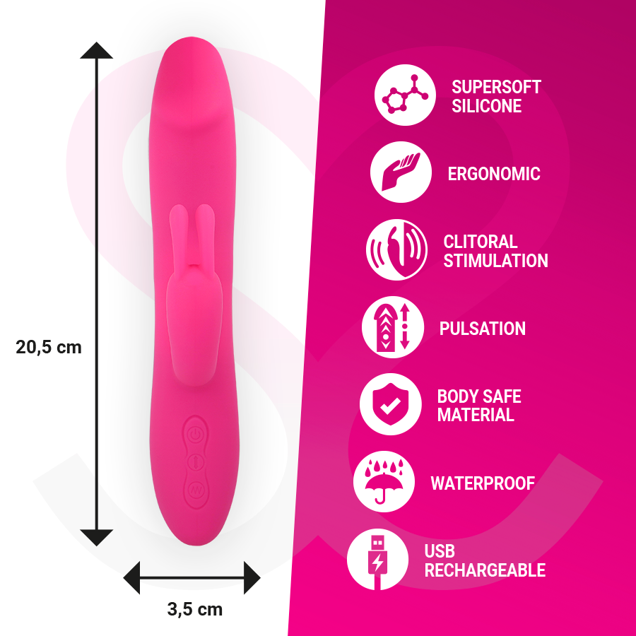 MORESSA - MOLLY PREMIUM SILICONE RICARICABILE - MORESSA | Lingerie Harness Boutique