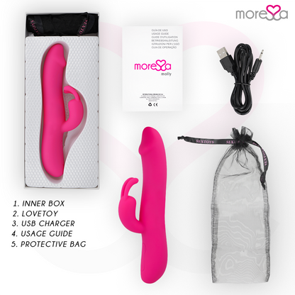 MORESSA - MOLLY PREMIUM SILICONE RICARICABILE - MORESSA | Lingerie Harness Boutique