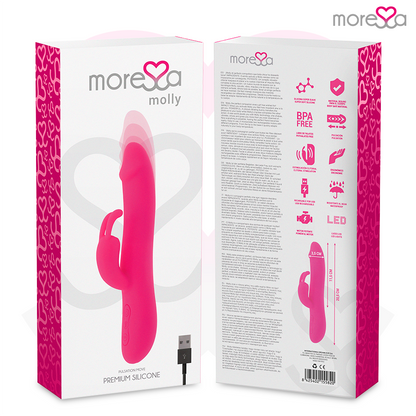 MORESSA - MOLLY PREMIUM SILICONE RICARICABILE - MORESSA | Lingerie Harness Boutique