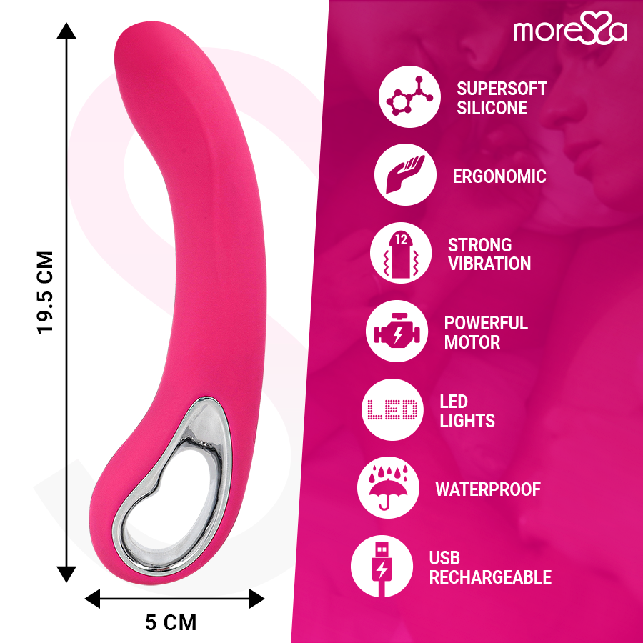 MORESSA - NELSON PREMIUM SILICONE RICARICABILE - MORESSA | Lingerie Harness Boutique