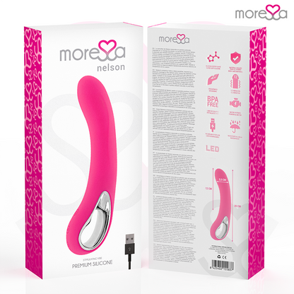 MORESSA - NELSON PREMIUM SILICONE RICARICABILE - MORESSA | Lingerie Harness Boutique