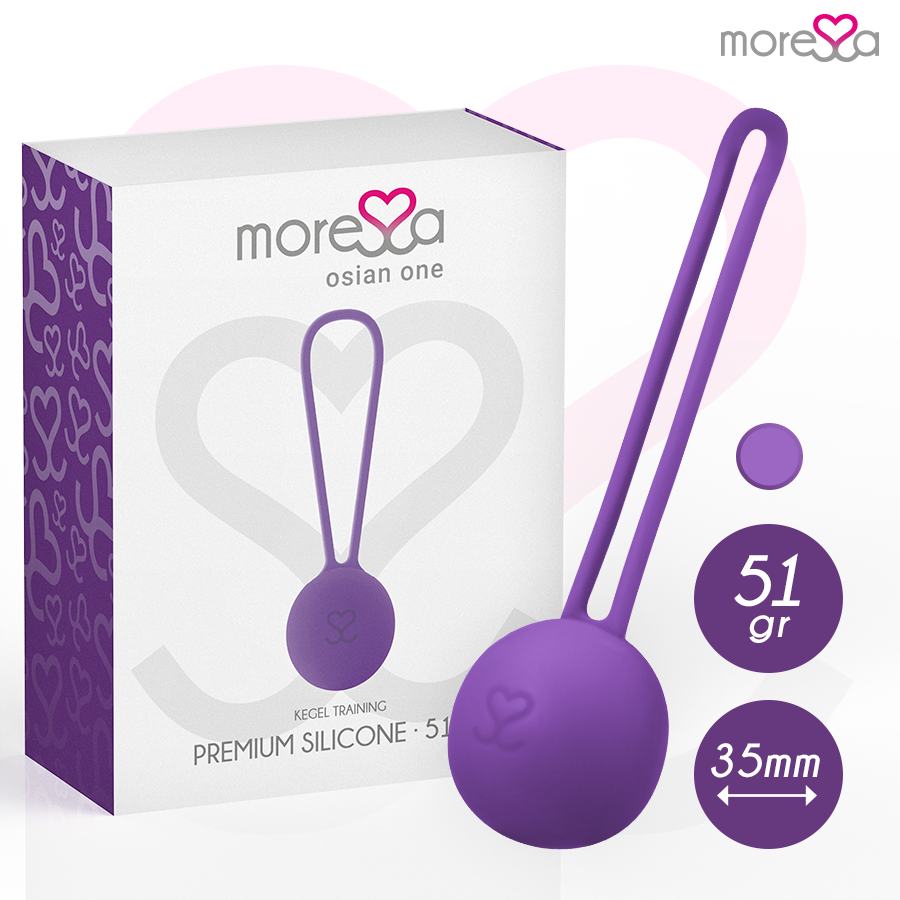 MORESSA - OSIAN ONE PREMIUM SILICONE LILLA - MORESSA | Lingerie Harness Boutique