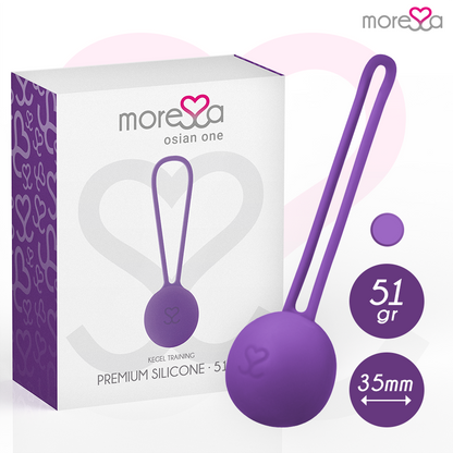 MORESSA - OSIAN ONE PREMIUM SILICONE LILLA - MORESSA | Lingerie Harness Boutique