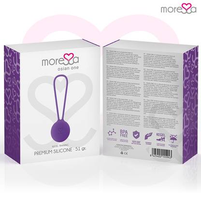 MORESSA - OSIAN ONE PREMIUM SILICONE LILLA - MORESSA | Lingerie Harness Boutique