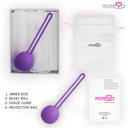 MORESSA - OSIAN ONE PREMIUM SILICONE LILLA - MORESSA | Lingerie Harness Boutique