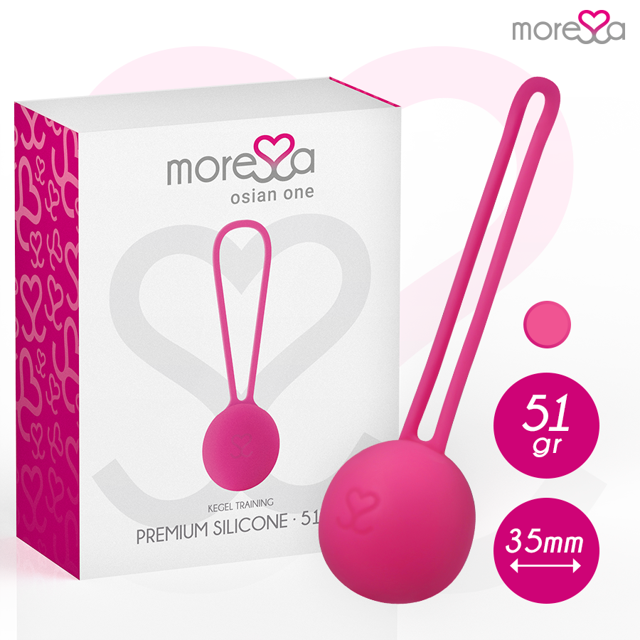MORESSA - OSIAN ONE PREMIUM SILICONE ROSA - MORESSA | Lingerie Harness Boutique