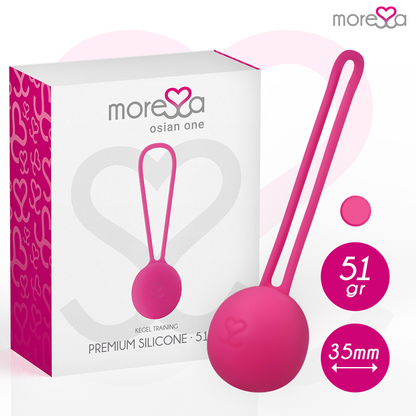 MORESSA - OSIAN ONE PREMIUM SILICONE ROSA - MORESSA | Lingerie Harness Boutique