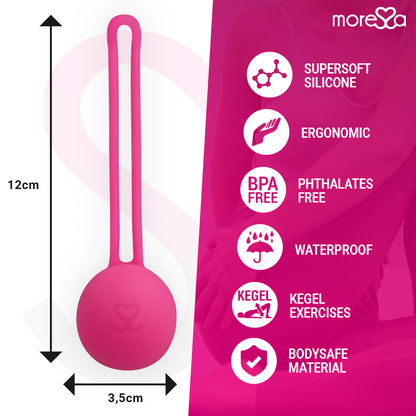 MORESSA - OSIAN ONE PREMIUM SILICONE ROSA - MORESSA | Lingerie Harness Boutique