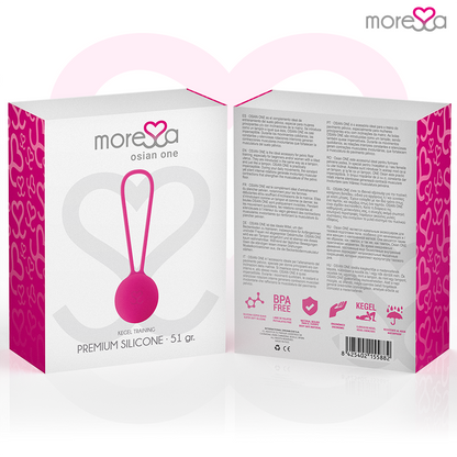 MORESSA - OSIAN ONE PREMIUM SILICONE ROSA - MORESSA | Lingerie Harness Boutique
