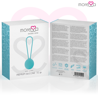 MORESSA - OSIAN ONE PREMIUM SILICONE TURCHESE - MORESSA | Lingerie Harness Boutique