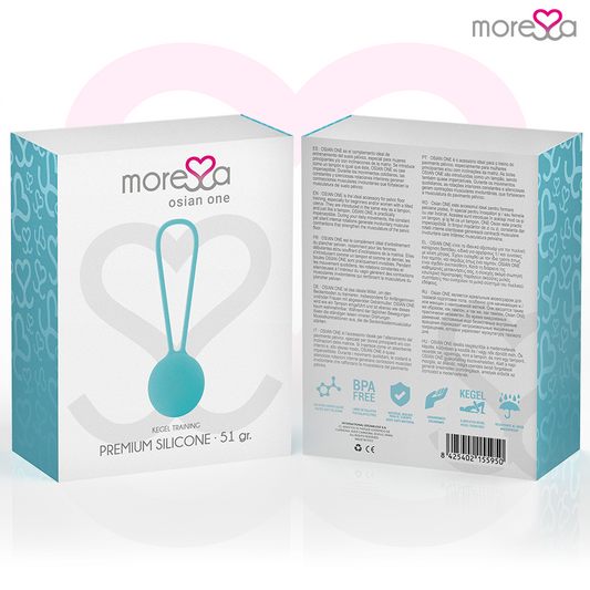 MORESSA - OSIAN ONE PREMIUM SILICONE TURCHESE - MORESSA | Lingerie Harness Boutique