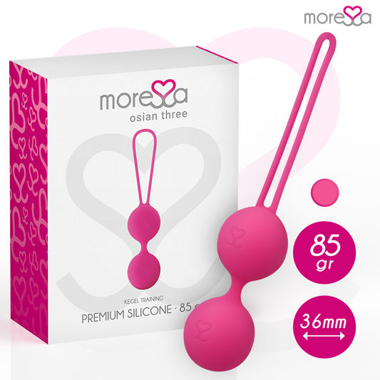 MORESSA - OSIAN TRE PREMIUM SILICONE ROSA - MORESSA | Lingerie Harness Boutique