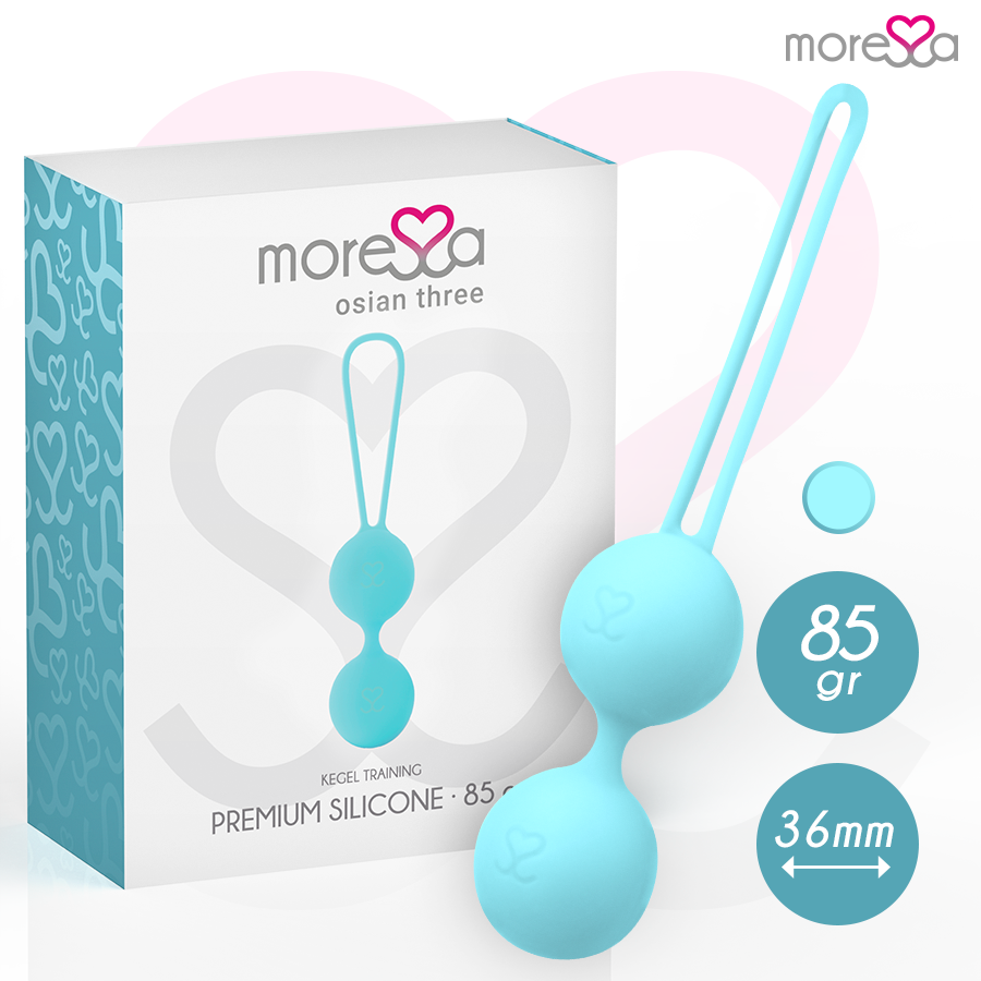 MORESSA - OSIAN TRE SILICONE PREMIUM TURCHESE - MORESSA | Lingerie Harness Boutique