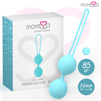 MORESSA - OSIAN TRE SILICONE PREMIUM TURCHESE - MORESSA | Lingerie Harness Boutique