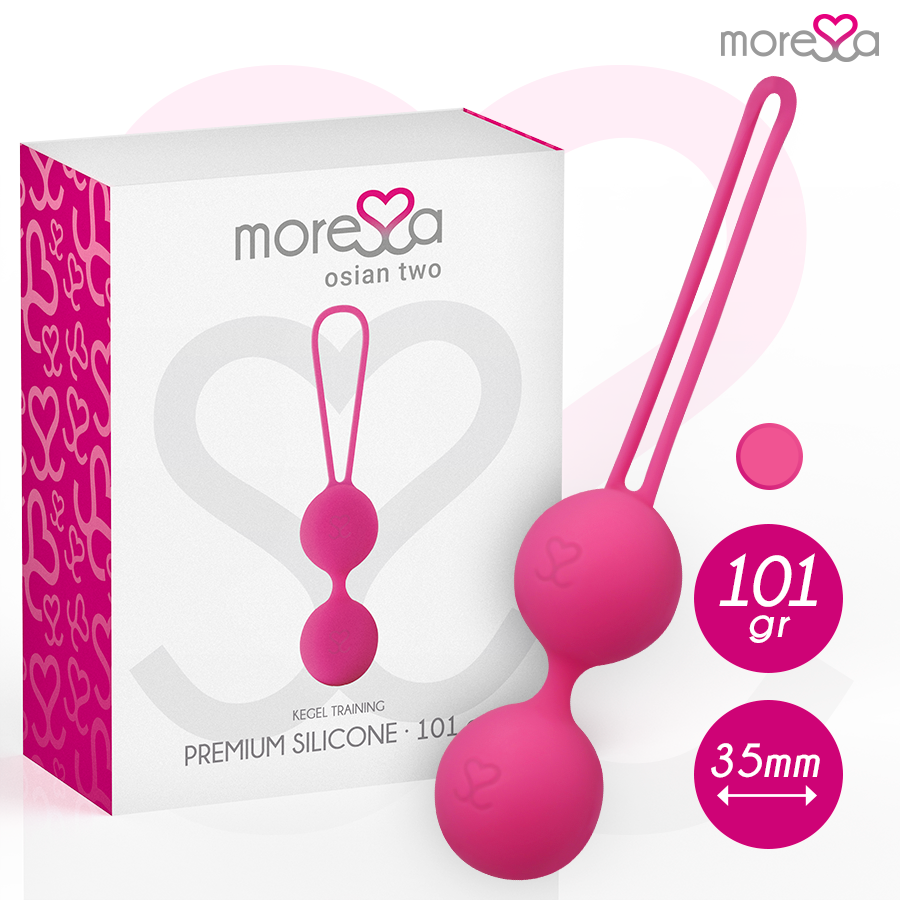 MORESSA - OSIAN DUE SILICONE PREMIUM ROSA - MORESSA | Lingerie Harness Boutique
