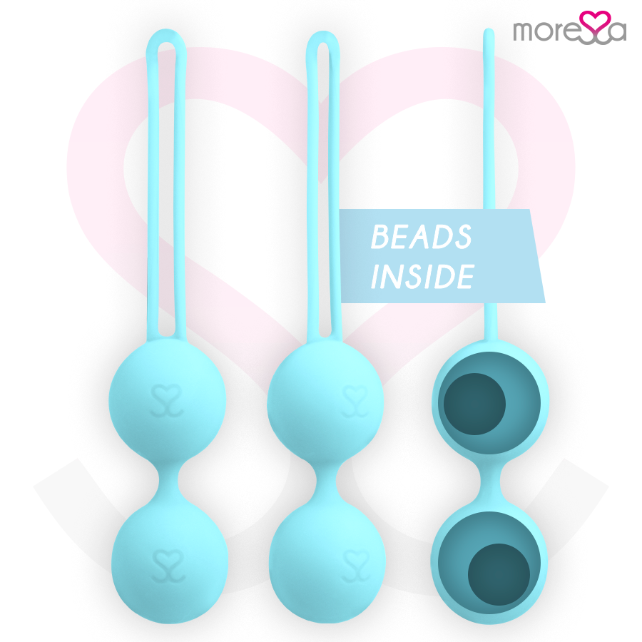 MORESSA - OSIAN DUE SILICONE PREMIUM TURCHESE - MORESSA | Lingerie Harness Boutique