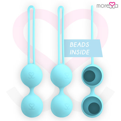 MORESSA - OSIAN DUE SILICONE PREMIUM TURCHESE - MORESSA | Lingerie Harness Boutique