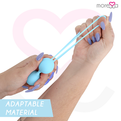 MORESSA - OSIAN DUE SILICONE PREMIUM TURCHESE - MORESSA | Lingerie Harness Boutique