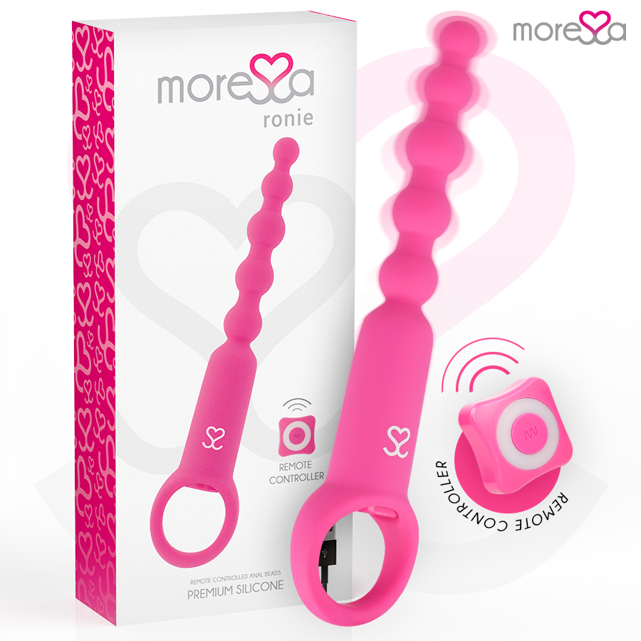 MORESSA - RONIE REMOTE CONTROL PIACERE ANALE ROSA - MORESSA | Lingerie Harness Boutique