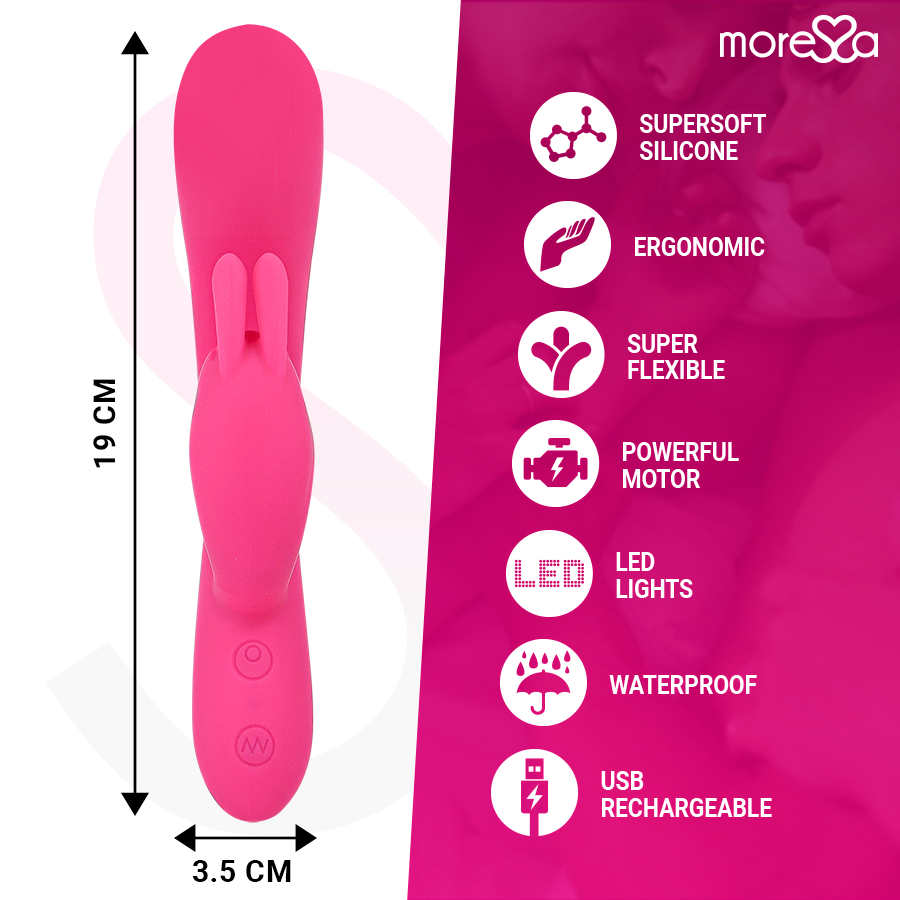 MORESSA - TELMO PREMIUM SILICONE RICARICABILE - MORESSA | Lingerie Harness Boutique