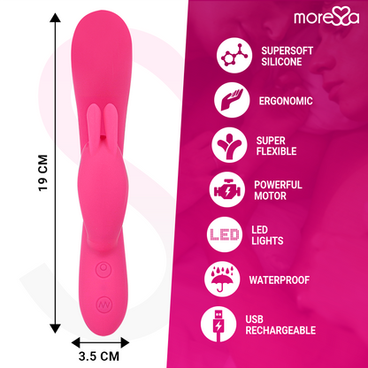 MORESSA - TELMO PREMIUM SILICONE RICARICABILE - MORESSA | Lingerie Harness Boutique