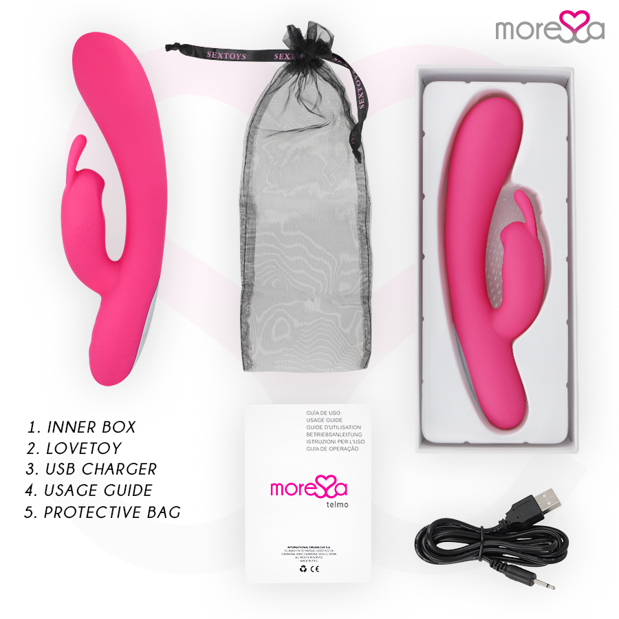 MORESSA - TELMO PREMIUM SILICONE RICARICABILE - MORESSA | Lingerie Harness Boutique