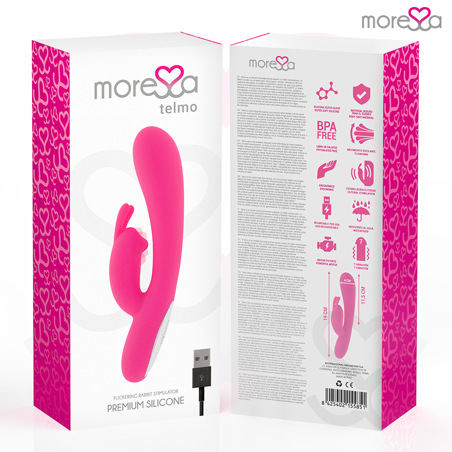MORESSA - TELMO PREMIUM SILICONE RICARICABILE - MORESSA | Lingerie Harness Boutique