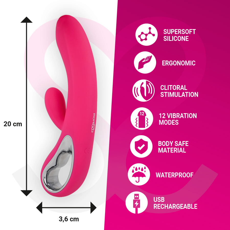 MORESSA - TROY PREMIUM SILICONE RICARICABILE - MORESSA | Lingerie Harness Boutique