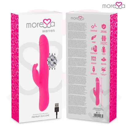 MORESSA - SILICONE RICARICABILE WARREN PREMIUM - MORESSA | Lingerie Harness Boutique