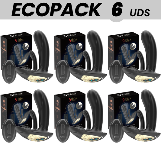 ECOPACKS 6 UNITÀ - VIBRATORE INDOSSABILE IBIZA CON STIMOLAZIONE DEL PUNTO G E DEL CLITORIDE CON TELECOMANDO - IBIZA TECHNOLOGY | Lingerie Harness Boutique
