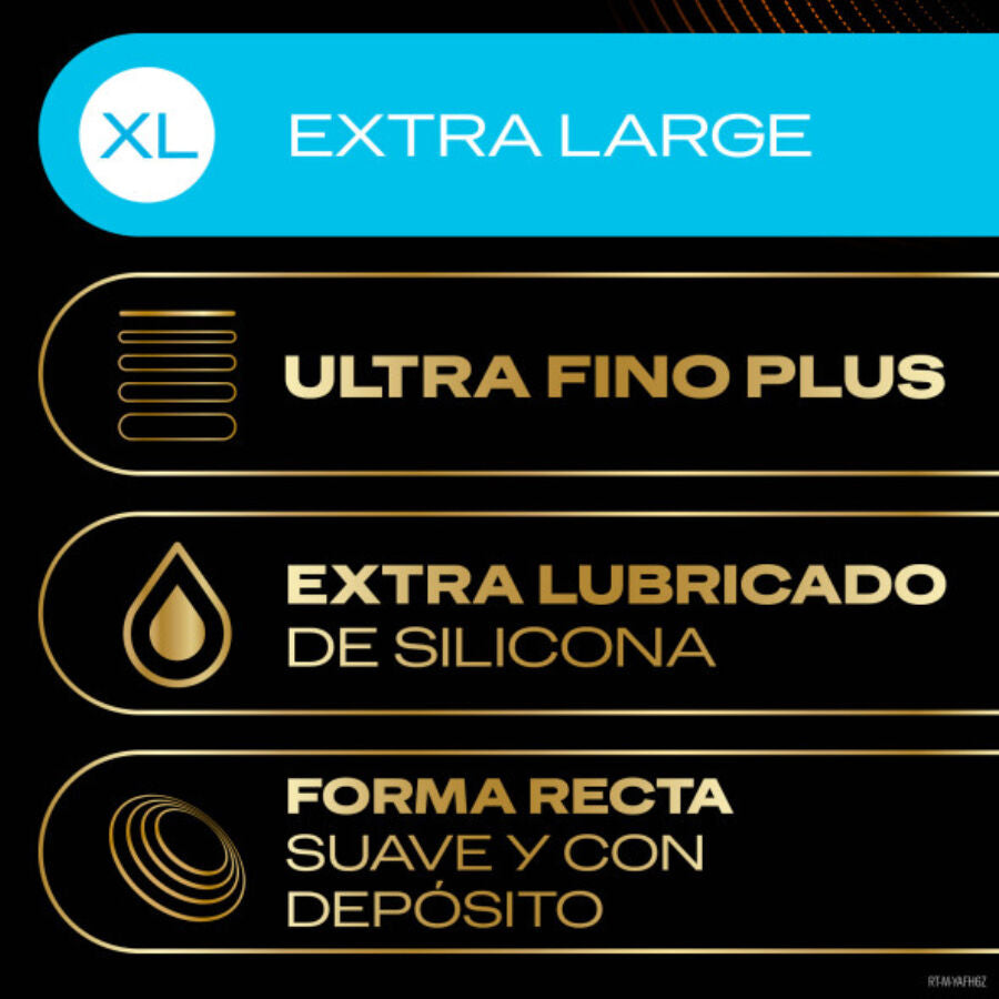 DUREX - TOTAL CONNECTION XL ULTRA FINE PLUS SENZA LATTICE 10 UNITÀ - DUREX CONDOMS | Lingerie Harness Boutique