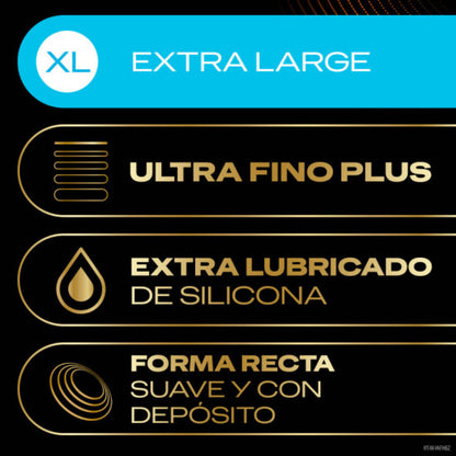 DUREX - TOTAL CONNECTION XL ULTRA FINE PLUS SENZA LATTICE 10 UNITÀ - DUREX CONDOMS | Lingerie Harness Boutique
