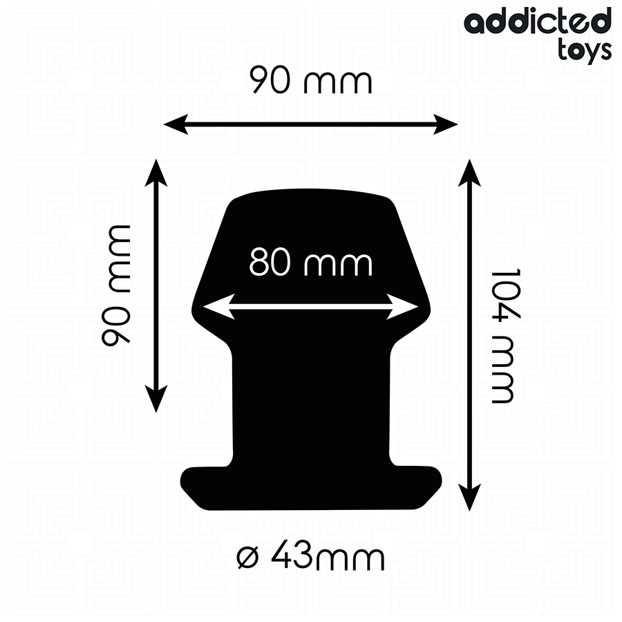 ADDICTED TOYS - EXTREME HOLLOW ANAL PLUG TAGLIA L 10,4 CM - ADDICTED TOYS | Lingerie Harness Boutique