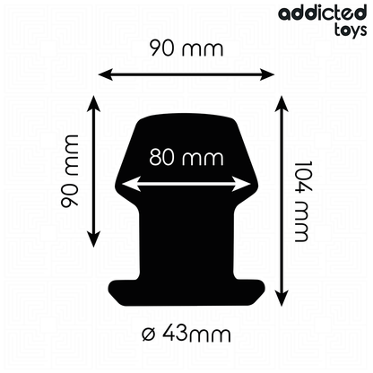 ADDICTED TOYS - EXTREME HOLLOW ANAL PLUG TAGLIA L 10,4 CM - ADDICTED TOYS | Lingerie Harness Boutique
