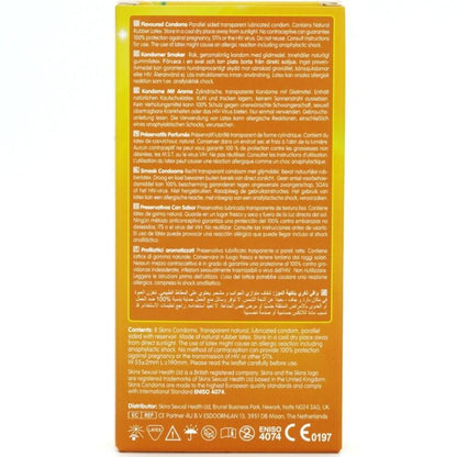 SKINS - PRESERVATIVI BANANA PREMIUM CONFEZIONE DA 8 - SKINS | Lingerie Harness Boutique