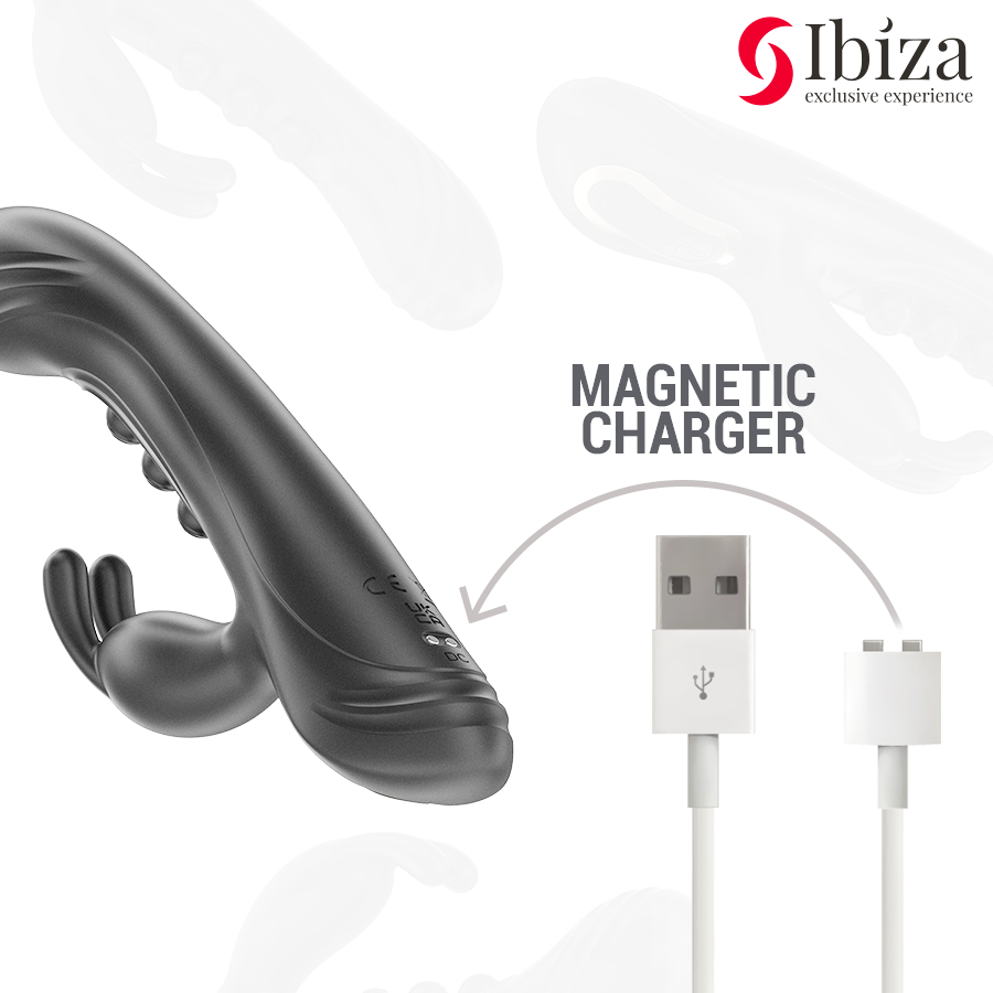 IBIZA - CONIGLIO VIBRANTE CON PULSAZIONE - IBIZA TECHNOLOGY | Lingerie Harness Boutique