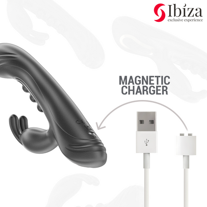 IBIZA - CONIGLIO VIBRANTE CON PULSAZIONE - IBIZA TECHNOLOGY | Lingerie Harness Boutique