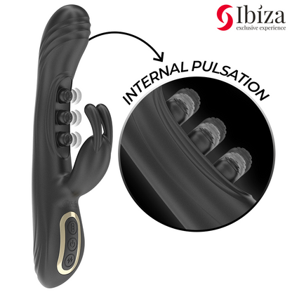 IBIZA - CONIGLIO VIBRANTE CON PULSAZIONE - IBIZA TECHNOLOGY | Lingerie Harness Boutique