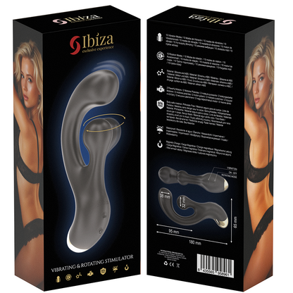 IBIZA - STIMOLATORE VIBRANTE E ROTANTE - IBIZA TECHNOLOGY | Lingerie Harness Boutique
