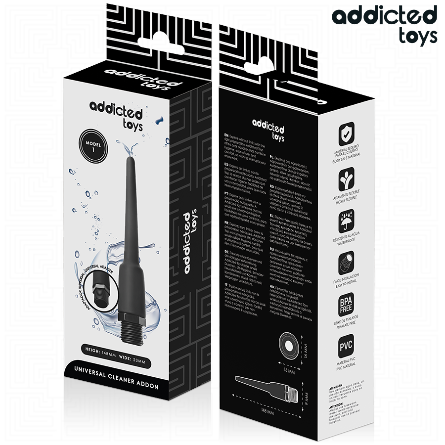 ADDICTED TOYS - PULITORE ANALE CON ADATTATORE UNIVERSALE MODELLO 1 - ADDICTED TOYS | Lingerie Harness Boutique