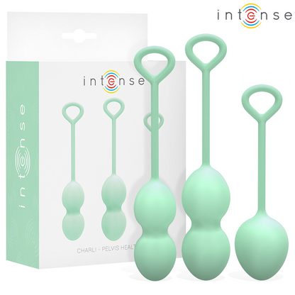 INTENSE - KIT PALLINE KEGEL CHARLI VERDE CHIARO - INTENSE HEALTH & FUN | Lingerie Harness Boutique